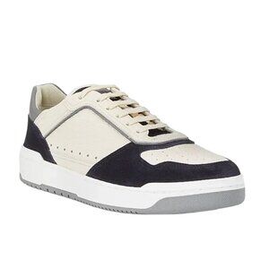Brunello Cucinelli Mens White & Navy Sneakers Size 44